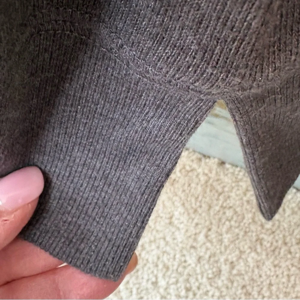 “Take Me To Happy Hour” Gray Knit Sweater by Junk Food Los Angeles - Picture 5 of 16